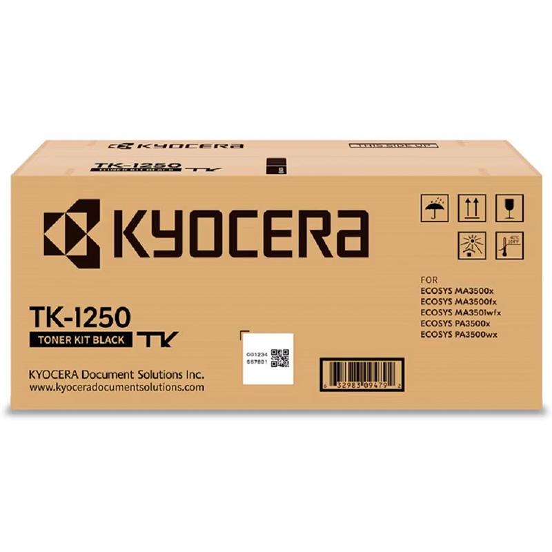 Kyocera TK-1250 (1T0C3H0NL0) Black Original Toner Cartridge