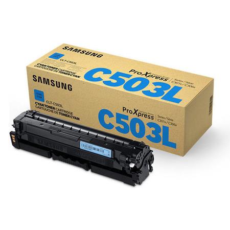 Samsung CLT-C503L Cyan Original Toner Cartridge