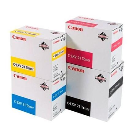 Canon C-EXV21 Full Set Original Laser Cartridges