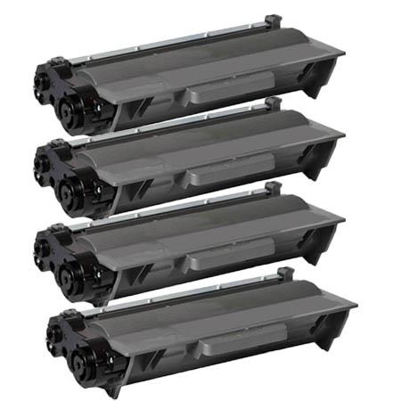 999inks Compatible Quad Pack Brother TN3380 Black Laser Toner Cartridges