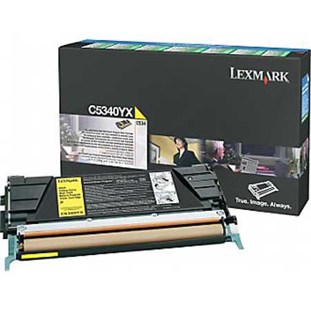 Lexmark C5340YX Yellow Original Extra High Capacity Return Program Toner Cartridge