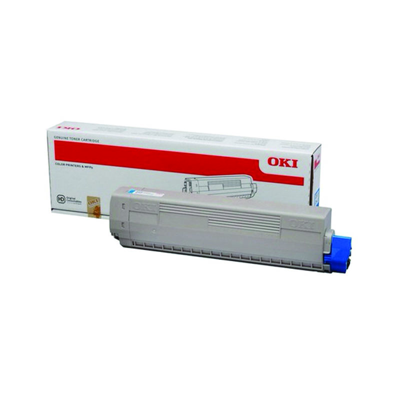 OKI 46606507 Cyan Original Standard Capacity Toner Cartridge