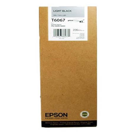 Epson T6067 Light Black Original High Capacity Ink Cartridge (T606700)