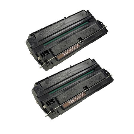 999inks Compatible Twin Pack Canon FX2 Black Laser Toner Cartridges