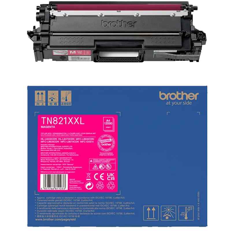 Brother TN821XXLM Magenta Original Extra High Capacity Toner Cartridge