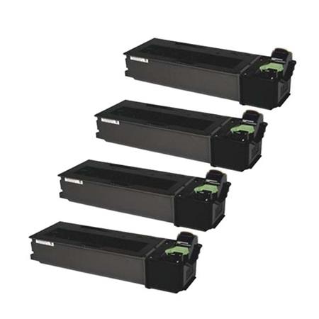 999inks Compatible Quad Pack Sharp MX206GT Black Laser Toner Cartridges