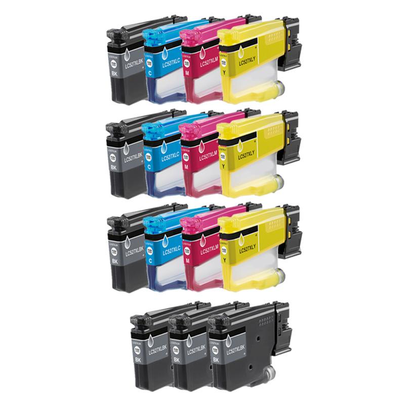 999inks Compatible Multipack Brother LC527XL 3 Full Sets + 3 FREE Black Inkjet Printer Cartridges