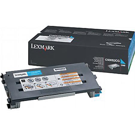 Lexmark C500S2CG Cyan Original Standard Capacity Toner Cartridge