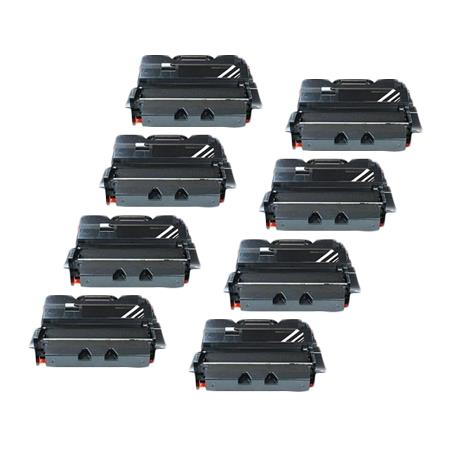 999inks Compatible Eight Pack Lexmark 64416XE Black Extra High Capacity Laser Toner Cartridges