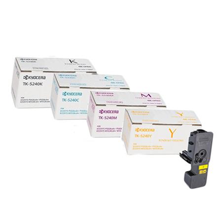 Kyocera TK-5240 Full Set Original Laser Toner Cartridges