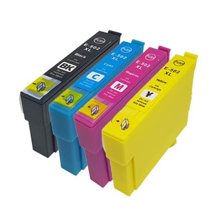 999inks Compatible Multipack Epson 502XLBK/C/M/Y 1 Full Set Inkjet Printer Cartridges