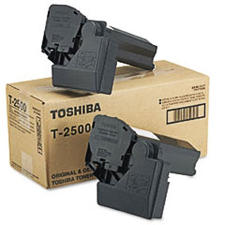 Toshiba T2500 Black Original Toner Cartridge (Pack Of 2)