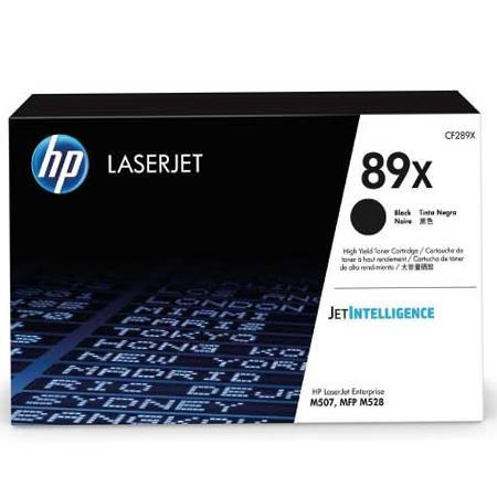HP 89X Black Original High Capacity Toner Cartridge (CF289X)