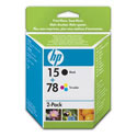 HP 15/78d Original Inkjet Print Cartridge Combo Pack (SA310AE)