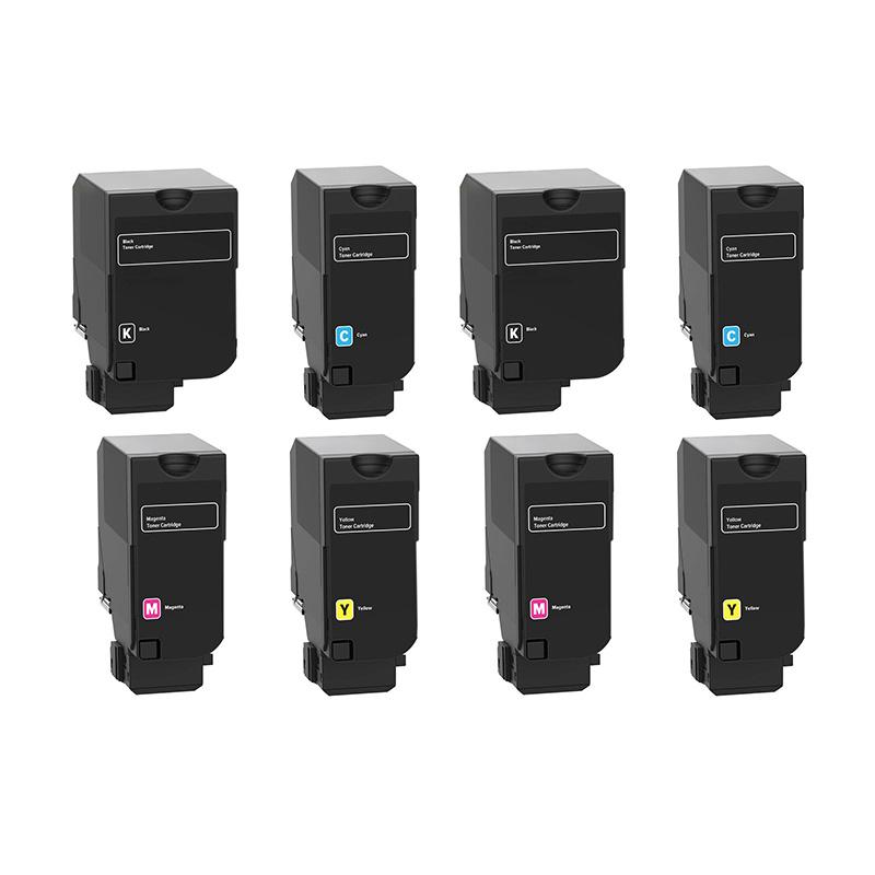 999inks Compatible Multipack Lexmark 24B6717-20 2 Full Sets Laser Toner Cartridges