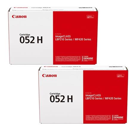 Canon 052H Black High Capacity Oringinal Laser Toner Cartridge Twin Pack