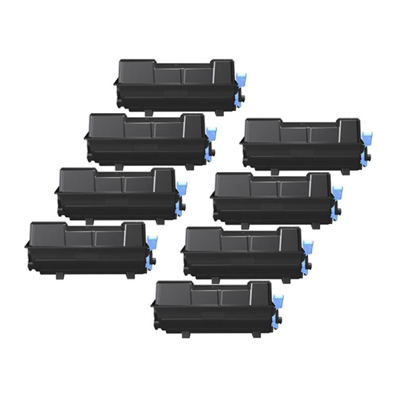 999inks Compatible Eight Pack Kyocera TK-3430 Black Laser Toner Cartridges