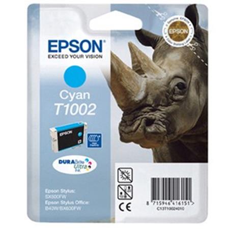 Epson T1002 Cyan Original High Capacity Ink Cartridge (Rhino) (T100240)