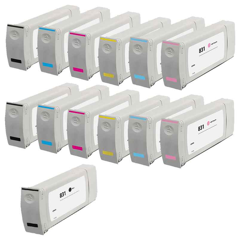 999inks Compatible Multipack HP 831 2 Full Sets + 1 Extra Black Inkjet Printer Cartridges