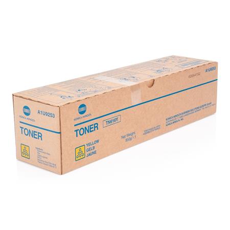 Konica Minolta TN-616Y Yellow Original Toner Cartridge (A1U9253)