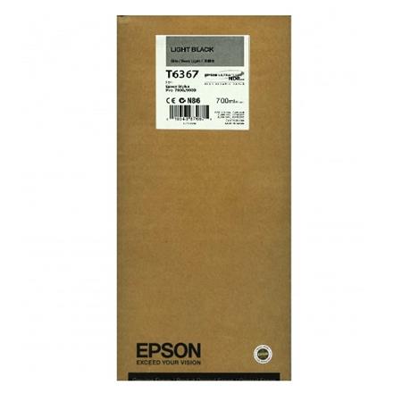 Epson T6367 Light Black Original High Capacity Ink Cartridge (T636700)