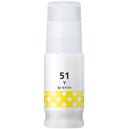 999inks Compatible Yellow Canon GI-51Y Inkjet Printer Cartridge