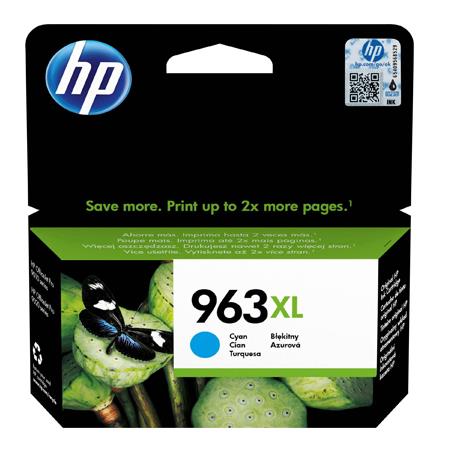 HP 963XL Cyan Original High Capacity Ink Cartridge (3JA27AE)
