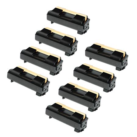 999inks Compatible Eight Pack Xerox 106R01535 Black High Capacity Laser Toner Cartridges