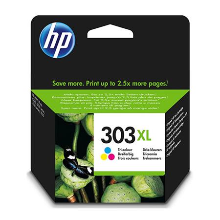 HP 303XL Tri-Colour Original High Capacity Ink Cartridge (T6N03AE)