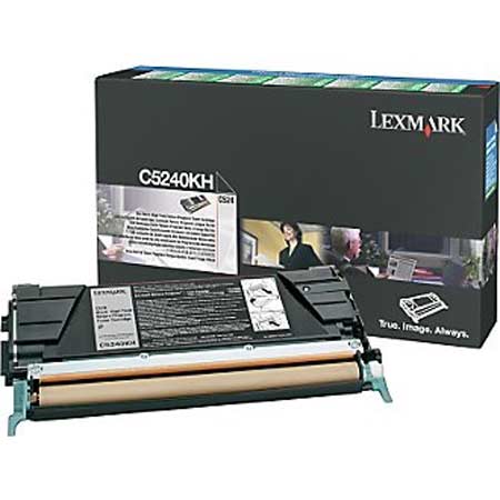 Lexmark C5240KH Black Original High Capacity Return Program Toner Cartridge