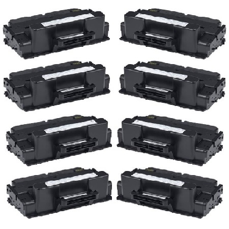 999inks Compatible Eight Pack Dell 593-BBBJ Black Laser Toner Cartridges