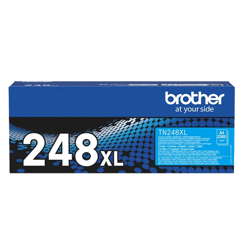 Brother TN248XLC Cyan Original High Capacity Toner Cartridge