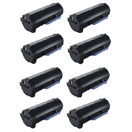 999inks Compatible Eight Pack Dell 593-11167 Black Laser Toner Cartridges