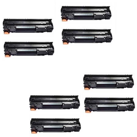 999inks Compatible Eight Pack HP 83X Black Laser Toner Cartridges