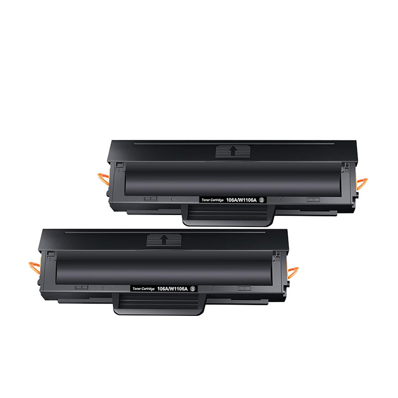 999inks Compatible Twin Pack HP 106A Black Standard Capacity Toner Cartridges