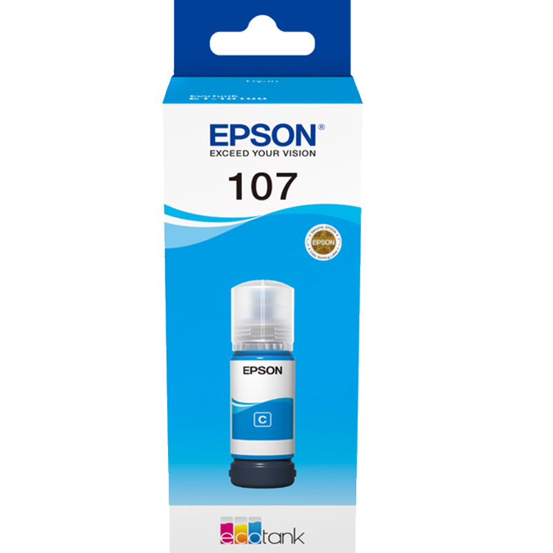 Epson 107 (C13T09B240) Cyan Original Ink Bottle