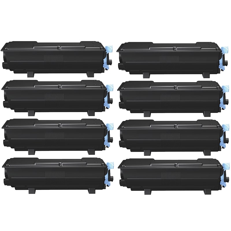 999inks Compatible Eight Pack Kyocera TK-3400 Black Laser Toner Cartridges