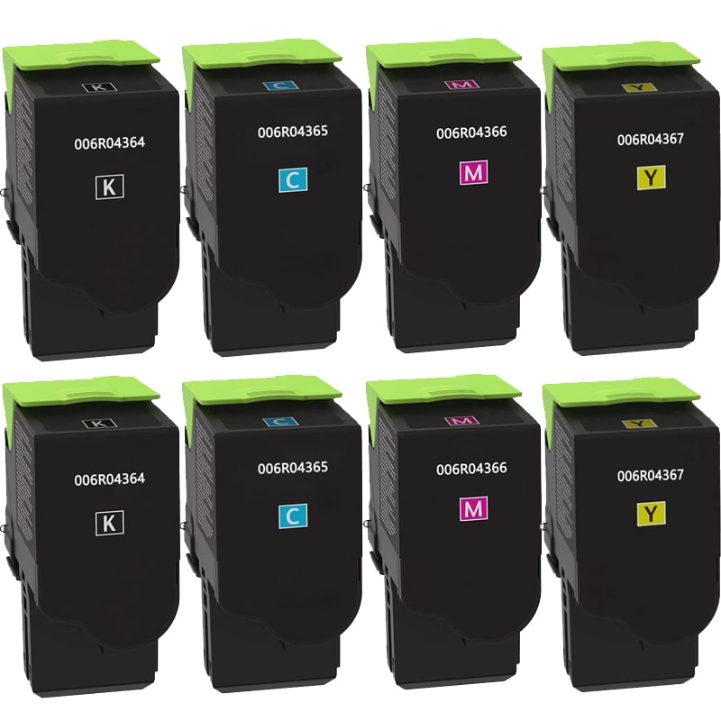 999inks Compatible Multipack Xerox 006R04364-67 2 Full Sets High Capacity Laser Toner Cartridges