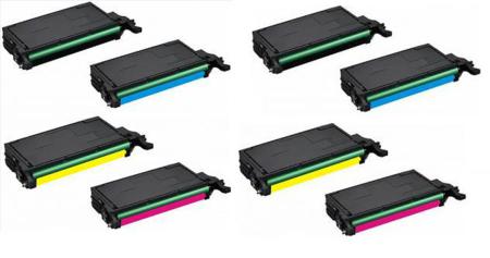 999inks Compatible Multipack Samsung CLP-K660 2 Full Sets High Capacity Laser Toner Cartridges