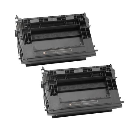 999inks Compatible Twin Pack HP 37Y Black High Capacity Laser Toner Cartridges