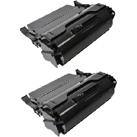 999inks Compatible Twin Pack Lexmark T650A11E Black High Capacity Laser Toner Cartridges