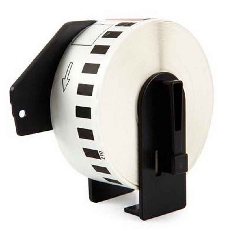 999inks Compatible Brother DK-22211 Continuous Film Tape (29mm x 15.24m) Black on White