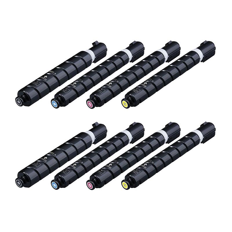 999inks Compatible Multipack Canon C-EXV64BK/C/M/Y 2 Full Sets Laser Toner Cartridges