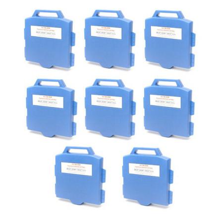 999inks Compatible Eight Pack Pitney Bowes 765-E Blue Inkjet Printer Cartridges