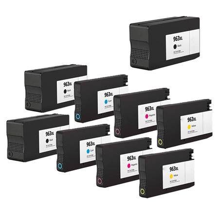 999inks Compatible Multipack HP 963XL 2 Full Sets + 1 Extra Black Inkjet Printer Cartridges