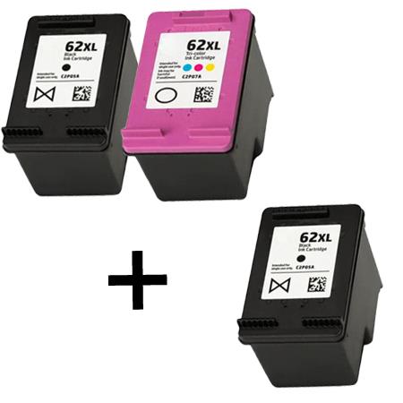 999inks Compatible Multipack HP 62XL 1 Full Set + 1 Extra Black Inkjet Printer Cartridges
