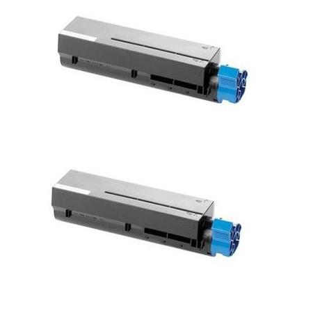 999inks Compatible Twin Pack OKI 44574902 Black High Capacity Laser Toner Cartridges