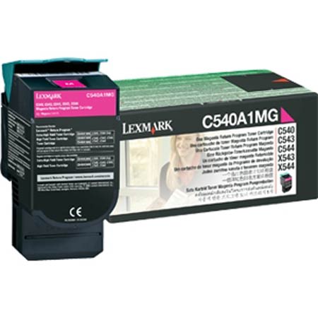 Lexmark C540A1MG Magenta Original Return Programme Toner Cartridge