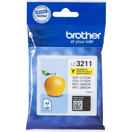 Brother LC3211Y Yellow Original Standard Capacity Ink Cartridge