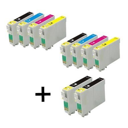 999inks Compatible Multipack Epson T1631 2 Full Sets + 2 FREE Black Inkjet Printer Cartridges